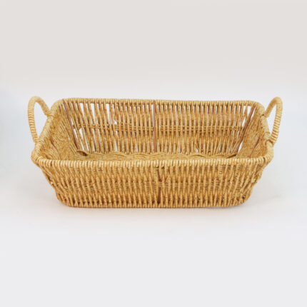 سلة ديال الخبز والفواكه منسوجة